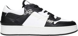Jimmy Choo Zwarte Leren Sneakers
