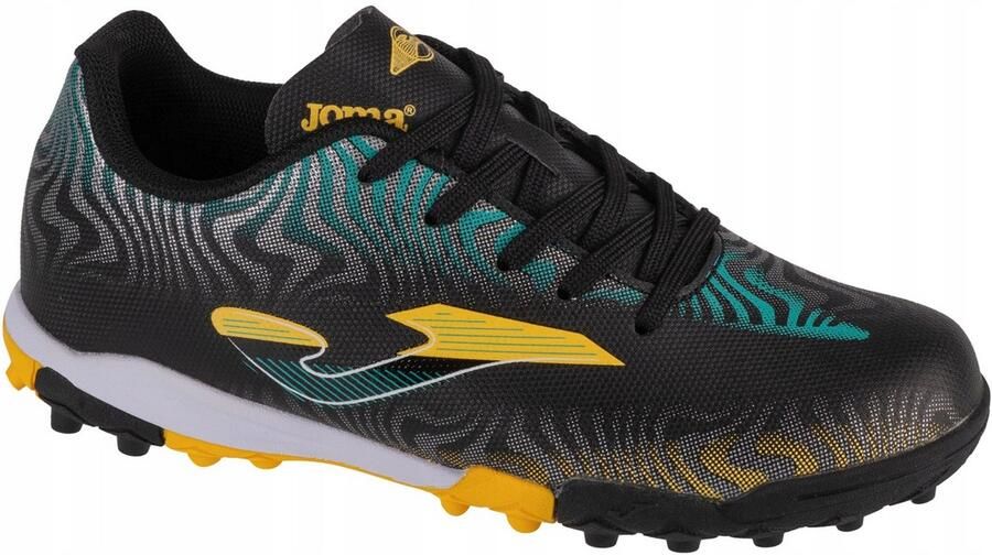 Joma Evolution kunstgras voetbalschoenen voor kinderen (ZWART GEEL)