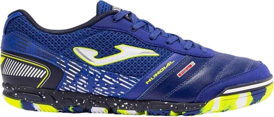 Joma Heren Mundial Leren Zaalvoetbalschoenen (Royaal Blauw)