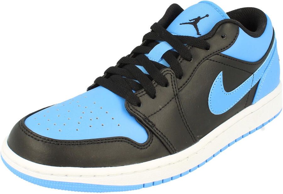 Nike Air Jordan 1 Low Heren Zwarte Sneakers