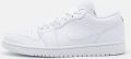Nike Air Jordan 1 Low Herensneakers in wit wit wit - Wit
