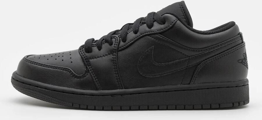 Nike Air Jordan 1 Low Herensneakers in zwart zwart wit