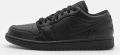 Nike Air Jordan 1 Low Herensneakers in zwart zwart wit - Zwart