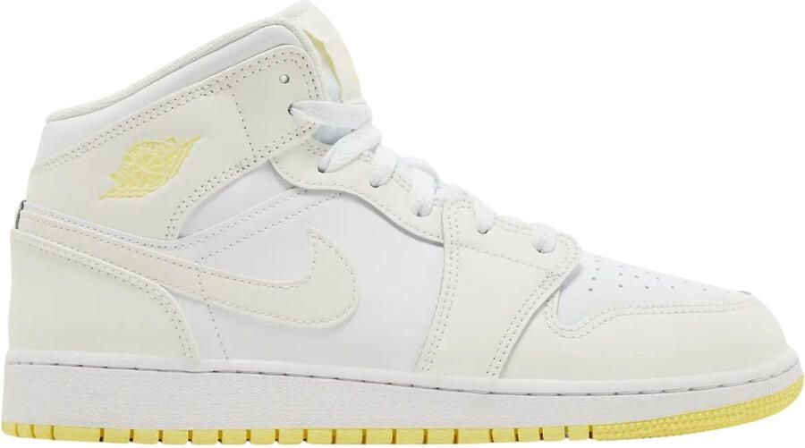 Nike Air Jordan 1 Mid (gs) Witte High Tops Jeugd