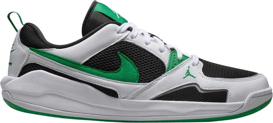 Nike Air Jordan CMFT Era leren basketbalschoenen voor heren (Zwart Groen Wit)