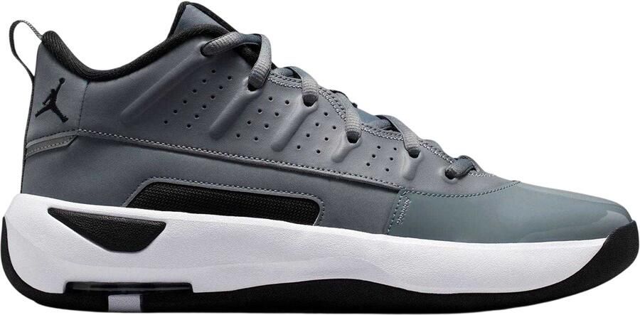 Nike Air Jordan Max Aura 7 leren basketbalschoenen voor heren (Grijs Zwart)