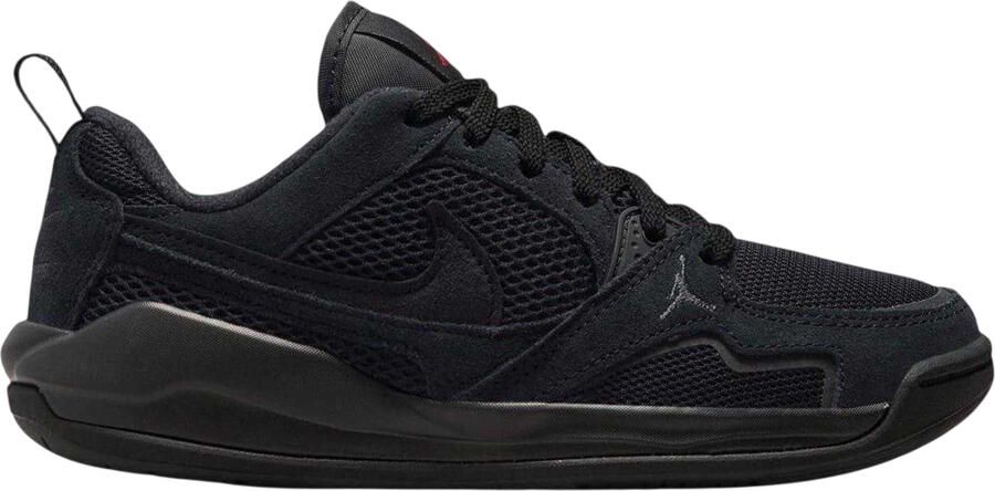 Nike Jordan Cmft Era platte veterschoenen voor kinderen (Zwart Rood)