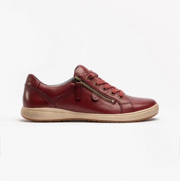 Josef Seibel CAREN 12 Dames Leren Sneakers Bordeaux