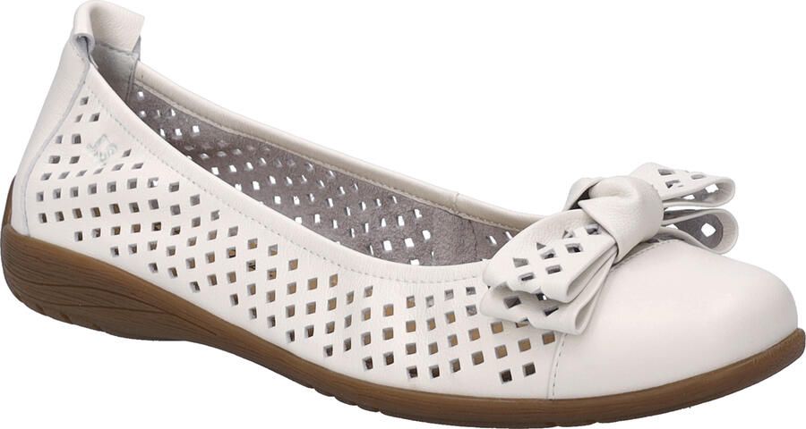 Josef Seibel Dames Ballerina Fenja 24 in wit