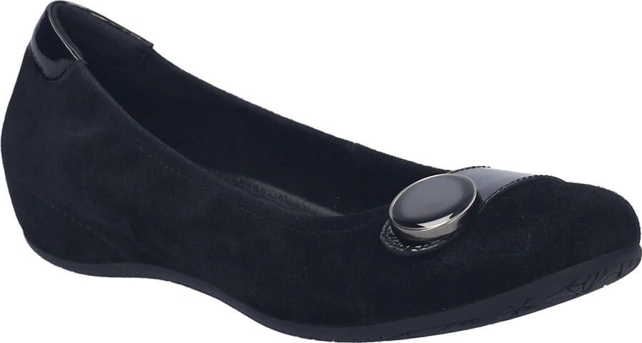 Josef Seibel Dames Ballerina Florina 06 in zwart