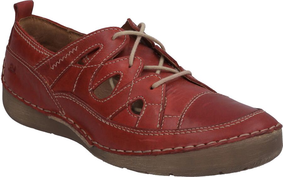 Josef Seibel Dames Lage schoen Fergey 36 in rood