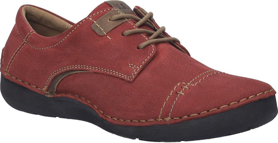Josef Seibel Dames Lage schoen Fergey 41 in rood