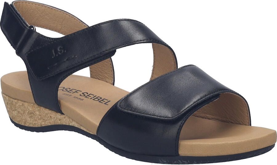 Josef Seibel Dames Sandaal Fleur 01 in zwart