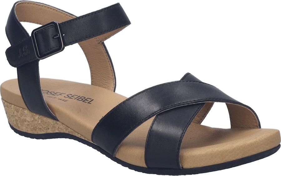 Josef Seibel Dames Sandaal Fleur 05 in zwart
