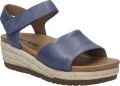 Josef Seibel Dames Sandaal Miranda 02 in blauw - Blauw
