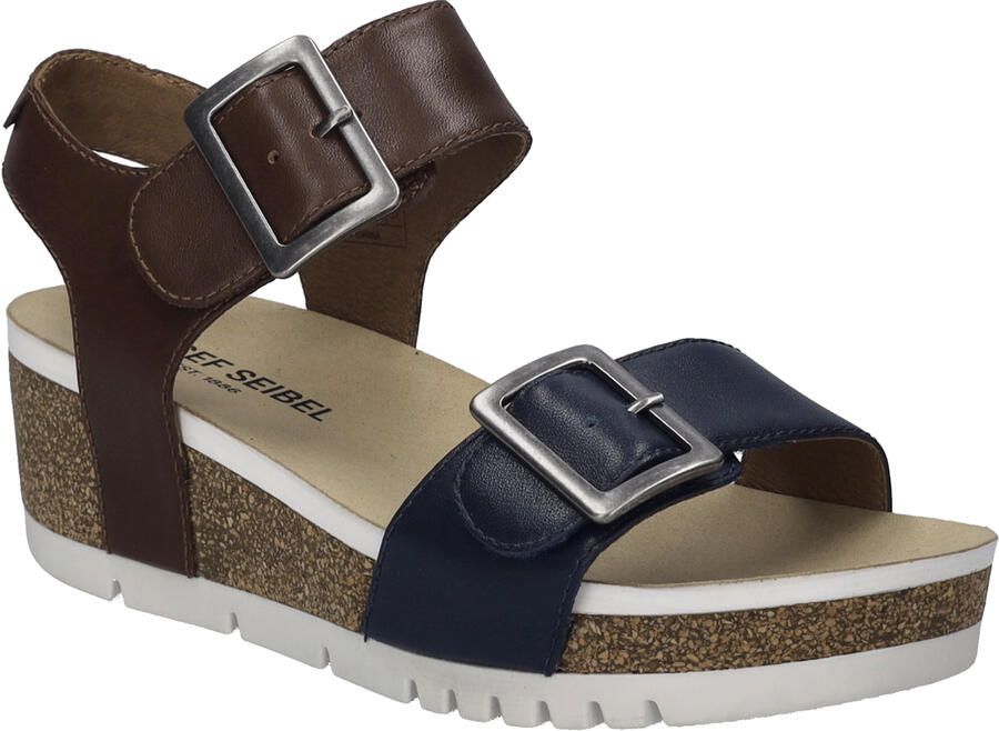 Josef Seibel Dames Sandaal Quinn 02 in blauw