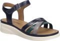 Josef Seibel Dames Sandaal Sevran 02 in blauw - Blauw