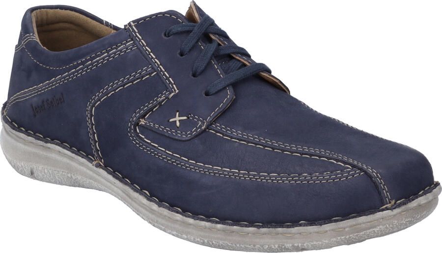 Josef Seibel Heren Lage schoen Anvers 08 in blauw