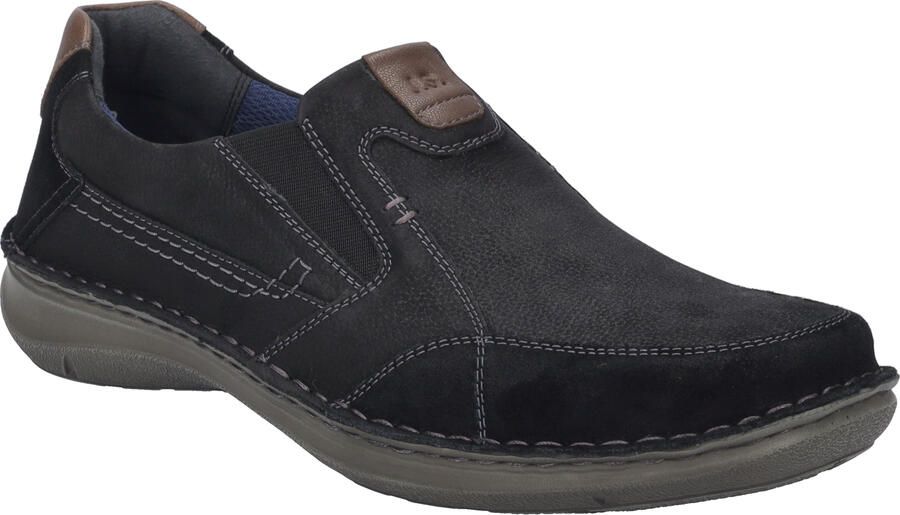 Josef Seibel Heren Slipper New Anvers 01 in zwart