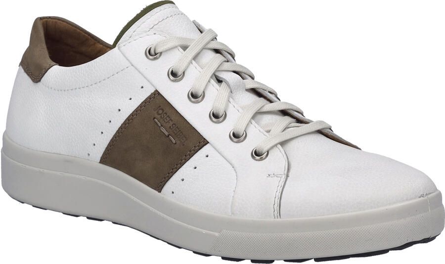 Josef Seibel Heren Sneaker Maddox 04 in wit
