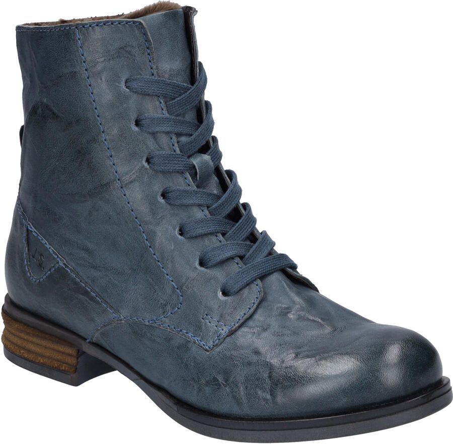 Josef Seibel Sanja 01 Enkellaars voor Dames blauw