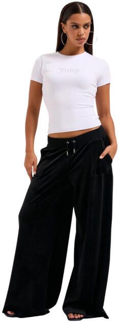 Juicy Couture Yuka wide leg jogger with jc embroidery