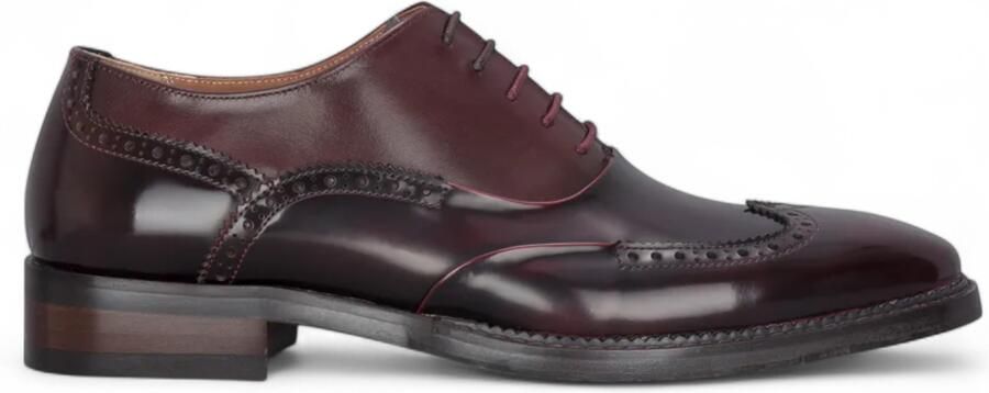 Justin Reess Heren Wijnrode Patentleren Brogue Formele Schoenen Harry