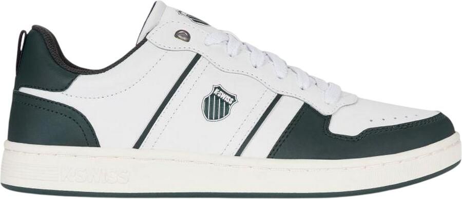 K-SWISS Heren Lozan Match Leren Trainers (Wit)