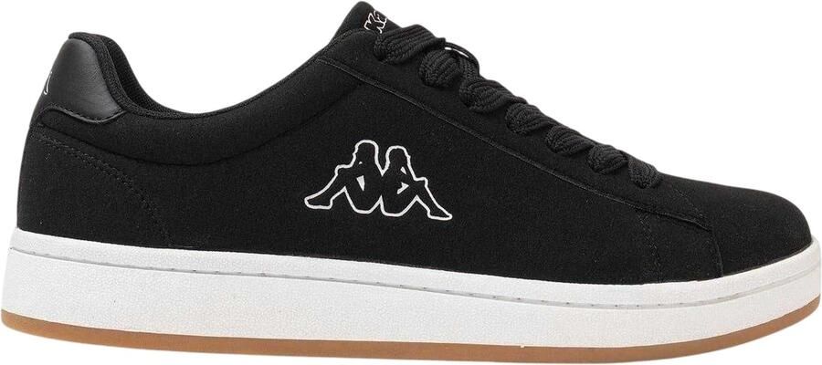 Kappa Heren Caccamo Platte Trainers (Zwart Wit)