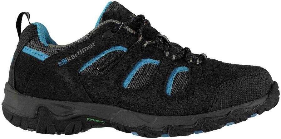 Karrimor Kinderen kinderen Mount laag uitgesneden waterdichte wandelschoenen (ZWART BLAUW)