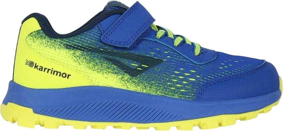 Karrimor Tempo Trail-trainingsschoenen voor jongens (Blauw lime)