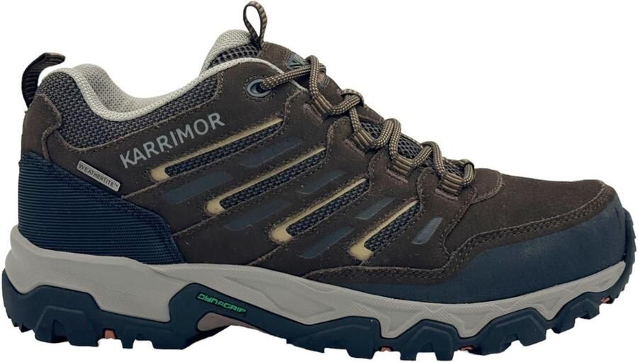 Karrimor Waterdichte lage wandelschoenen van suède voor heren model Mount (Bruin)