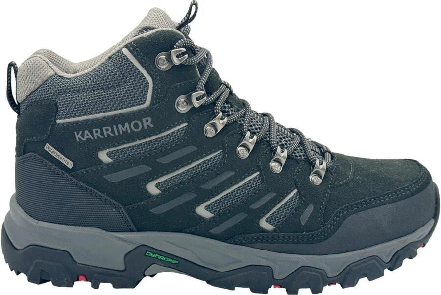 Karrimor Waterdichte wandelschoenen van leer voor heren model Mount Mid (Zwart Grijs)
