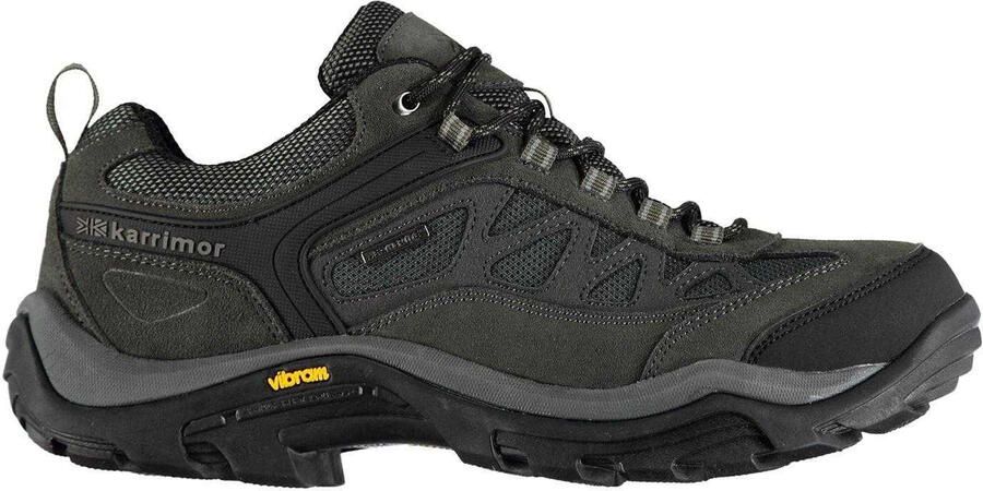 Karrimor Waterdichte wandelschoenen van leer voor heren van het merk Aspen (Houtskool)