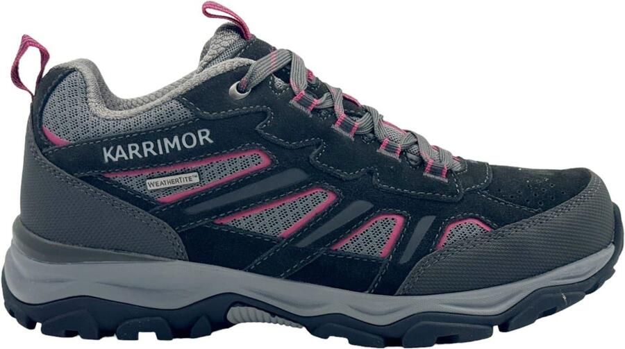 Karrimor Waterdichte wandelschoenen voor dames van het merk Mount (Zwart roze)