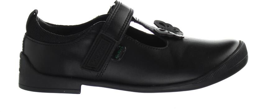 Kickers Bridie Flutter T-Bar kinderschoenen zwart