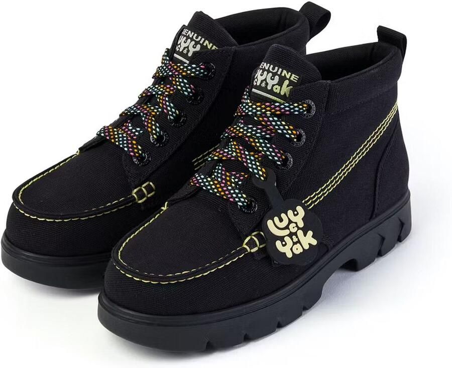 Kickers Hi x Lucy Dames Zwart Laarzen