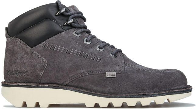Kickers Kick Rover leren laarzen voor heren grijs