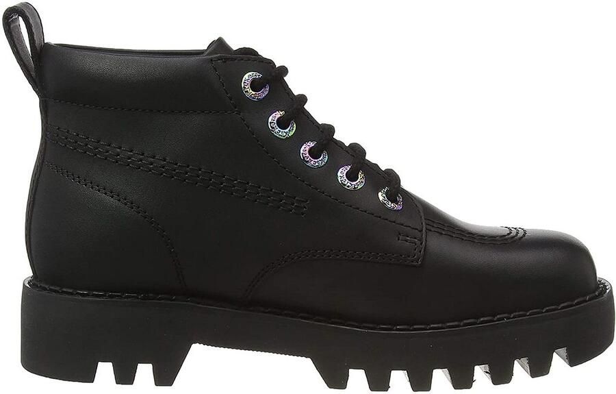 Kickers Kizziie Hogere Dames Zwart Laarzen