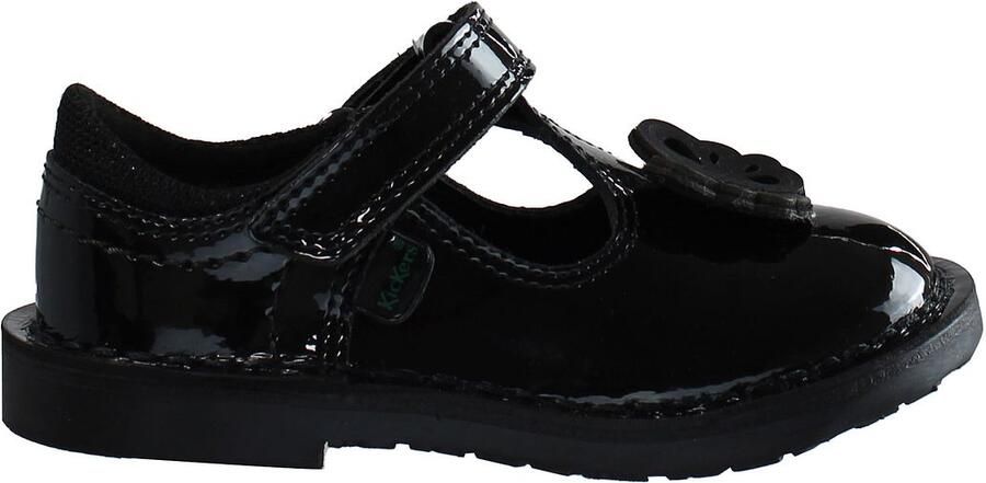 Kickers T-Bar Flutter kinderschoenen zwart