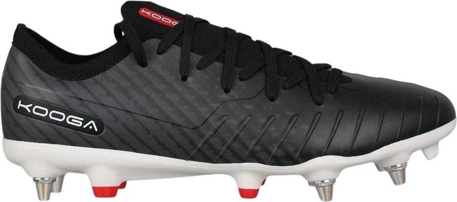 Kooga Rugbyschoenen voor heren Rapid voor zachte ondergrond (Zwart)
