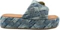 Kurt Geiger Kensington puff platform - Indigoblauw