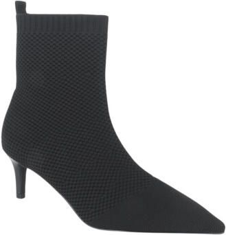 La strada 2111724-4501 black knitted dames enkellaarzen gekleed