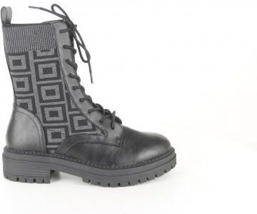La strada 2203696-4503 black dames veterboots sportief