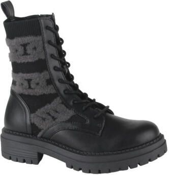 La strada 2213696-4503 black dames veterboots sportief