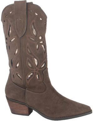 La strada 2399273-2271 kaki dames enkellaarzen gekleed