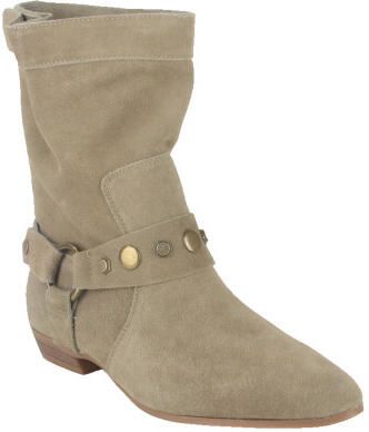 La strada 2580571-0271 kaki dames enkellaarzen gekleed