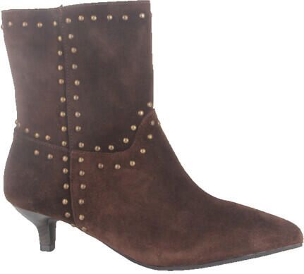 La strada 2580895-0220 dk brown dames enkellaarzen gekleed