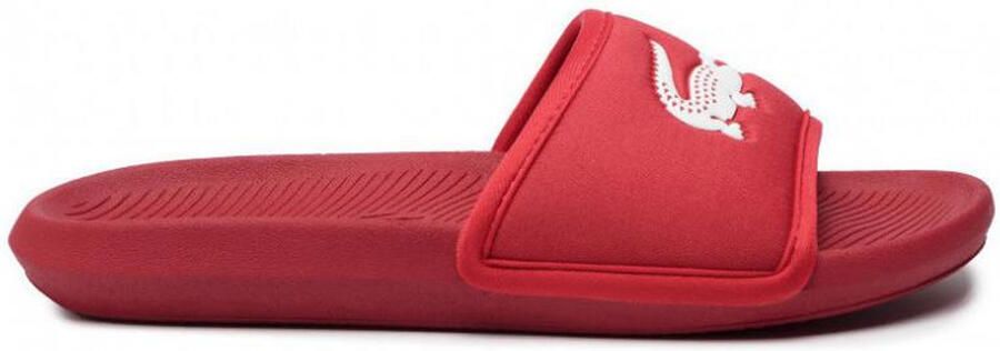 Lacoste Croco SLide 119 3 CMA Heren Rood Sliders
