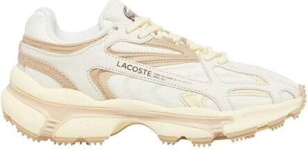 Lacoste Dames L003 2K24 Leren Sneakers (Off White)